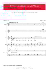 If You Continue in My Word SATB choral sheet music cover